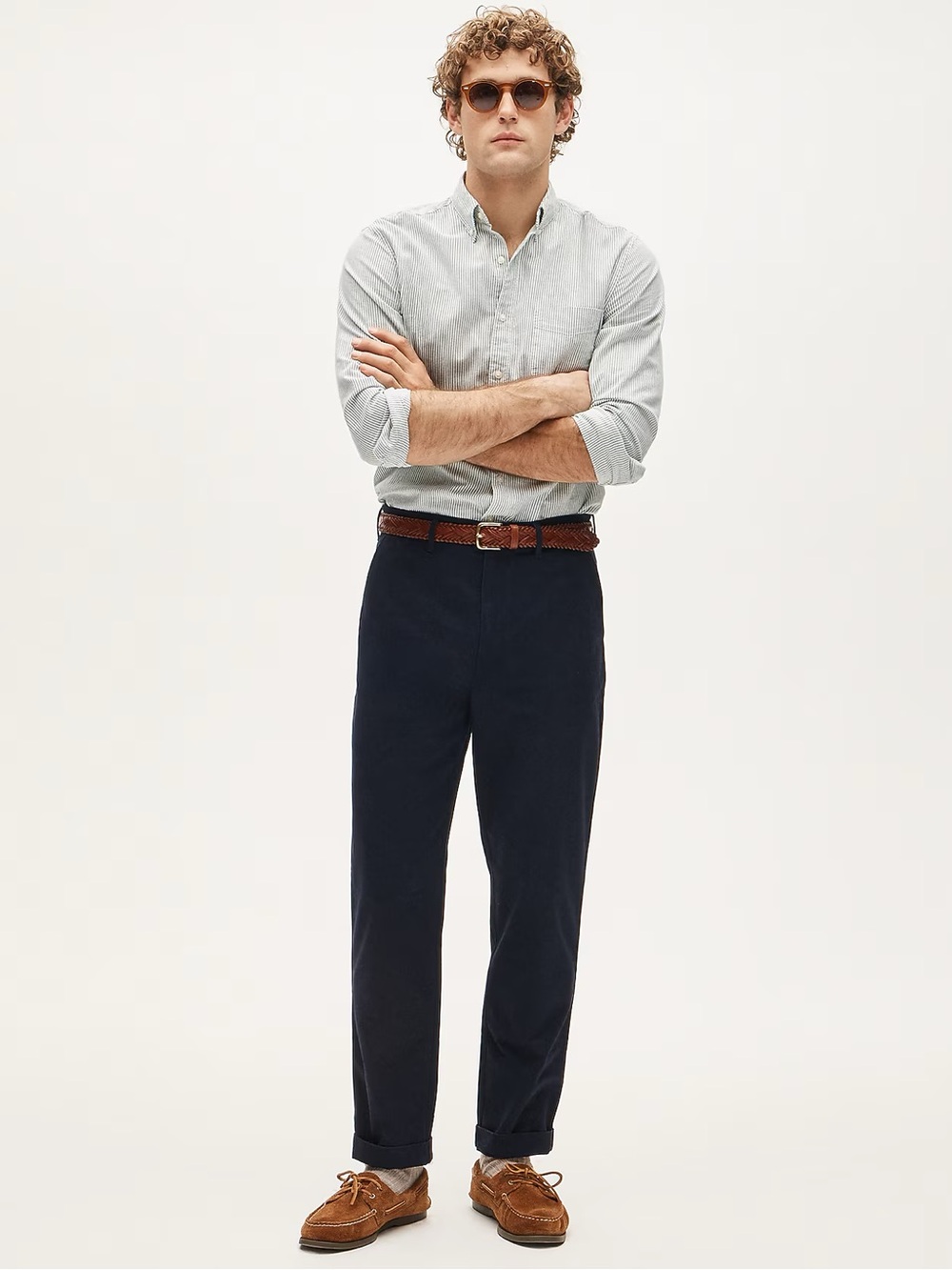 J. CREW Broken-in Straight chino pant in Newport Navy Size 30/32 NWT $98 CD466 - Picture 2 of 10
